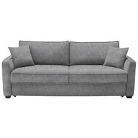 SCHLAFSOFA Jacquard Dunkelgrau  - Dunkelgrau/Blaugrau, Design, Holz/Textil (240/75/110cm) - home24