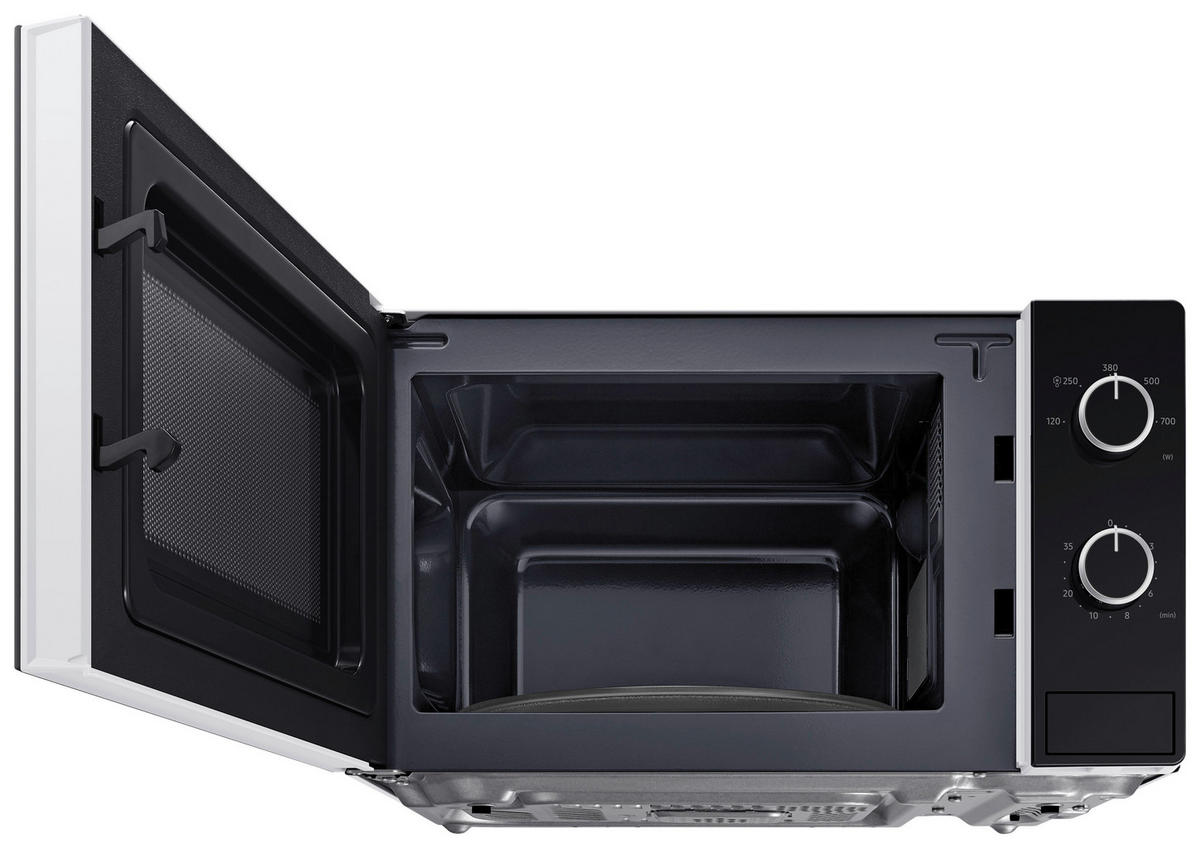 MIKROWELLE MS20A3010AH/EG  - Schwarz/Weiß, Basics, Glas/Metall (48,8/29,1/38,0cm) - Samsung