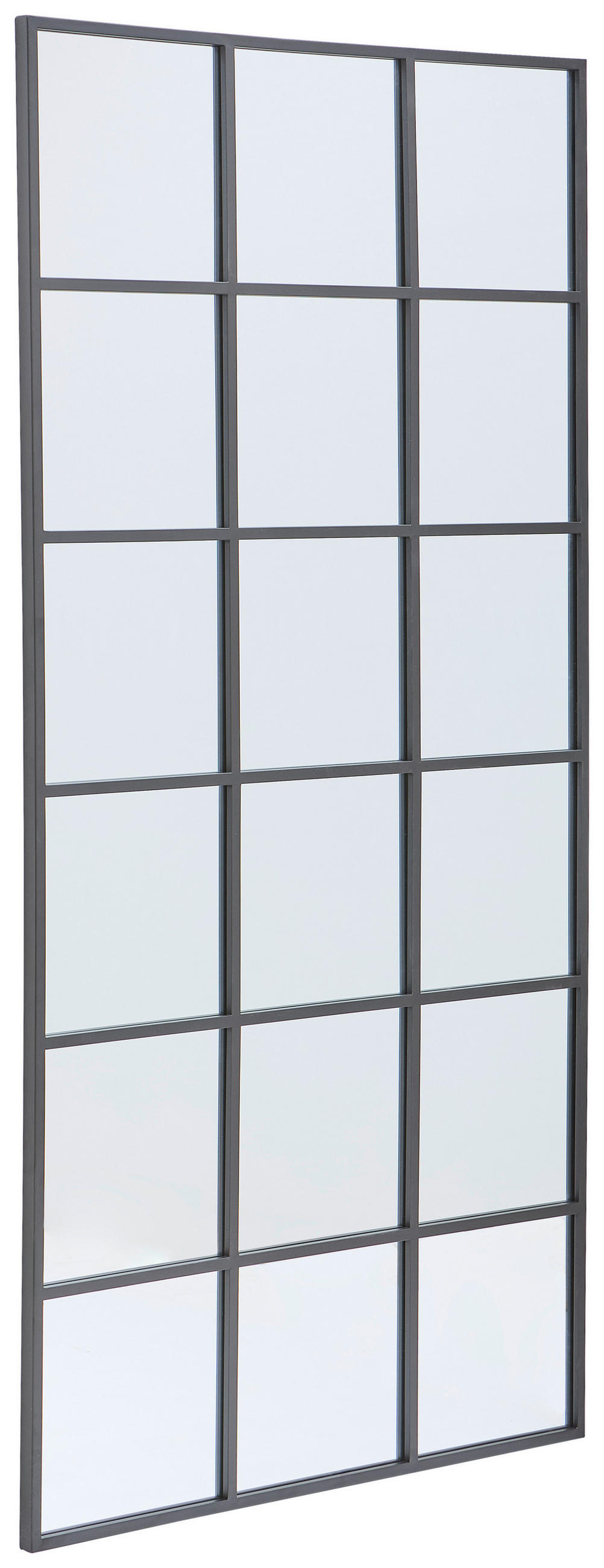 Mid.you Wandspiegel Schwarz 90x180x3 cm
