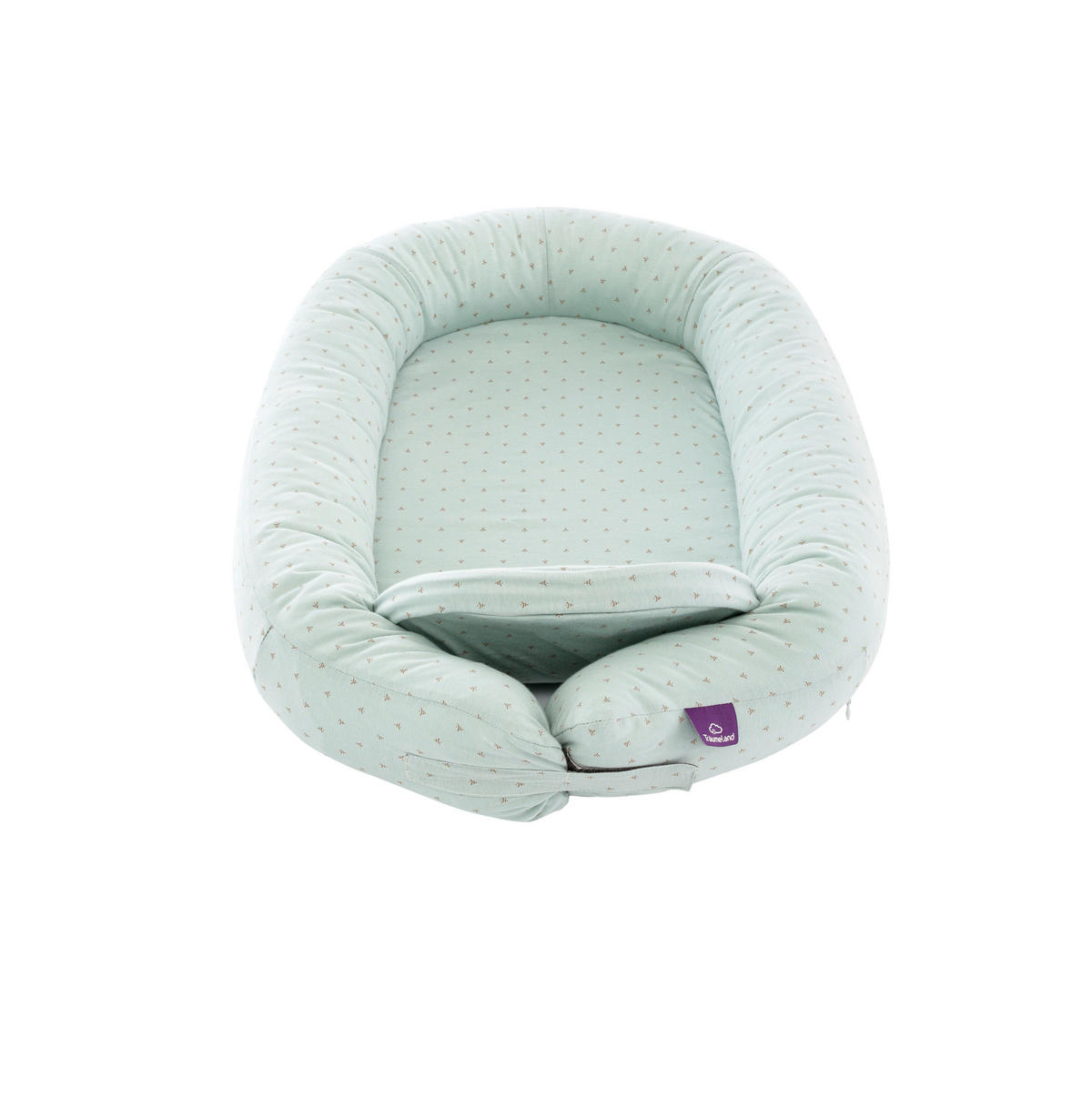 KUSCHELNEST Home Comfort  76/52/8 cm   - Hellblau, Basics, Textil (76/52/8cm) - Träumeland