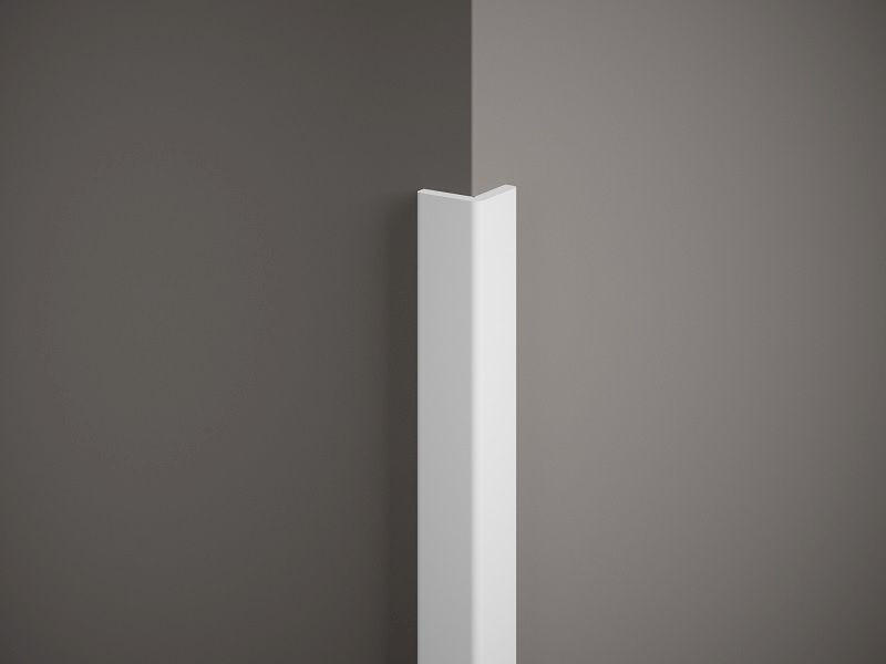 ZIDNA DEKORACIJA     200/3/3 cm      - bijela, Basics, plastika (200/3/3cm)