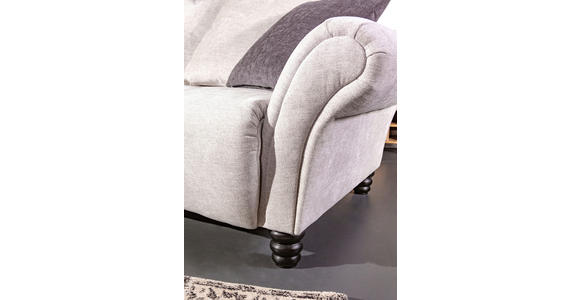 BIGSOFA Flachgewebe Anthrazit, Beige - Anthrazit/Beige, KONVENTIONELL, Holz/Textil (290/78/115cm) - Carryhome