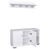 GARDEROBE 2-teilig  in 90/82/33 cm  - Weiß, MODERN, Holzwerkstoff (90/82/33cm) - MID.YOU