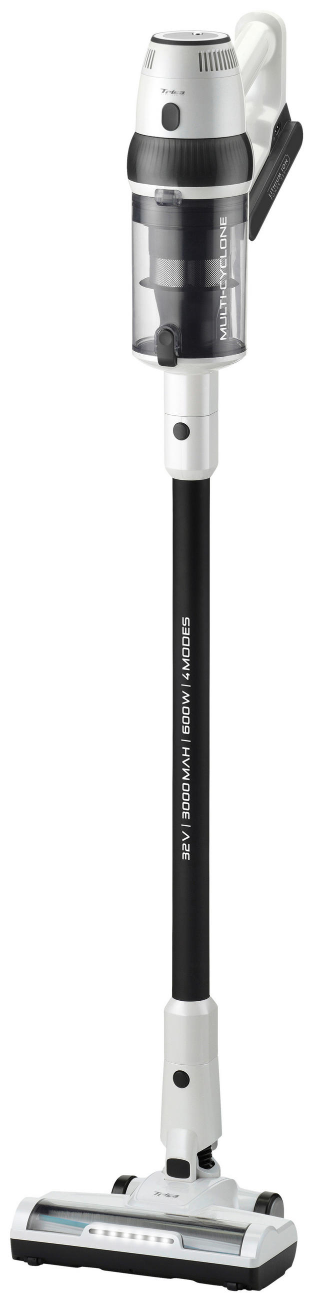 AKKU-BODENSTAUBSAUGER 9496.7010  - Weiß, Basics, Kunststoff (69/28.5/17.8cm) - Trisa Electronics