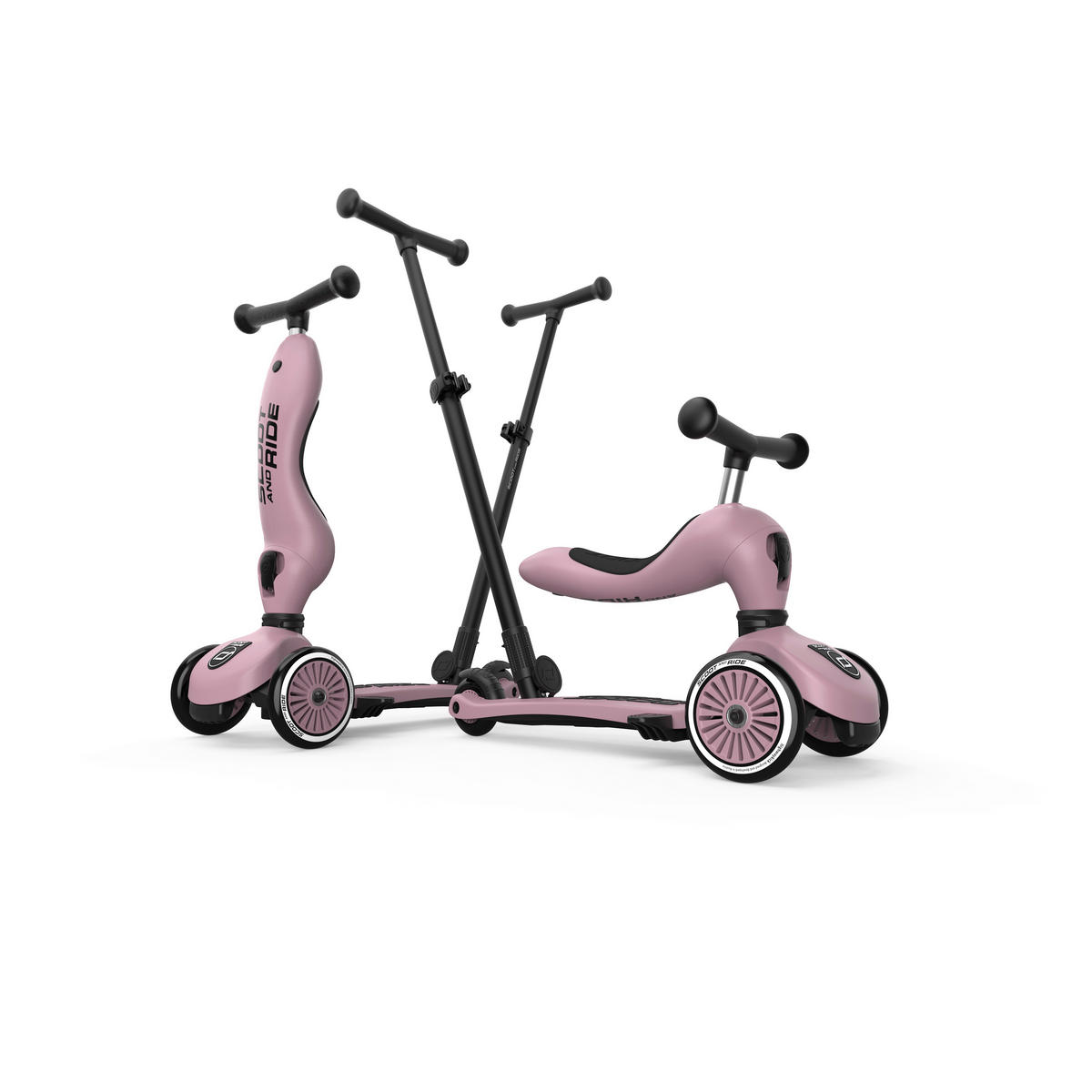 KINDERSCOOTER  - Beere, Trend, Kunststoff (3,1kg) - Scoot and Ride