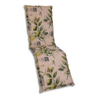 RELAXSESSELAUFLAGE Zitronen  - Sandfarben/Gelb, Basics, Textil (50/7/170cm)