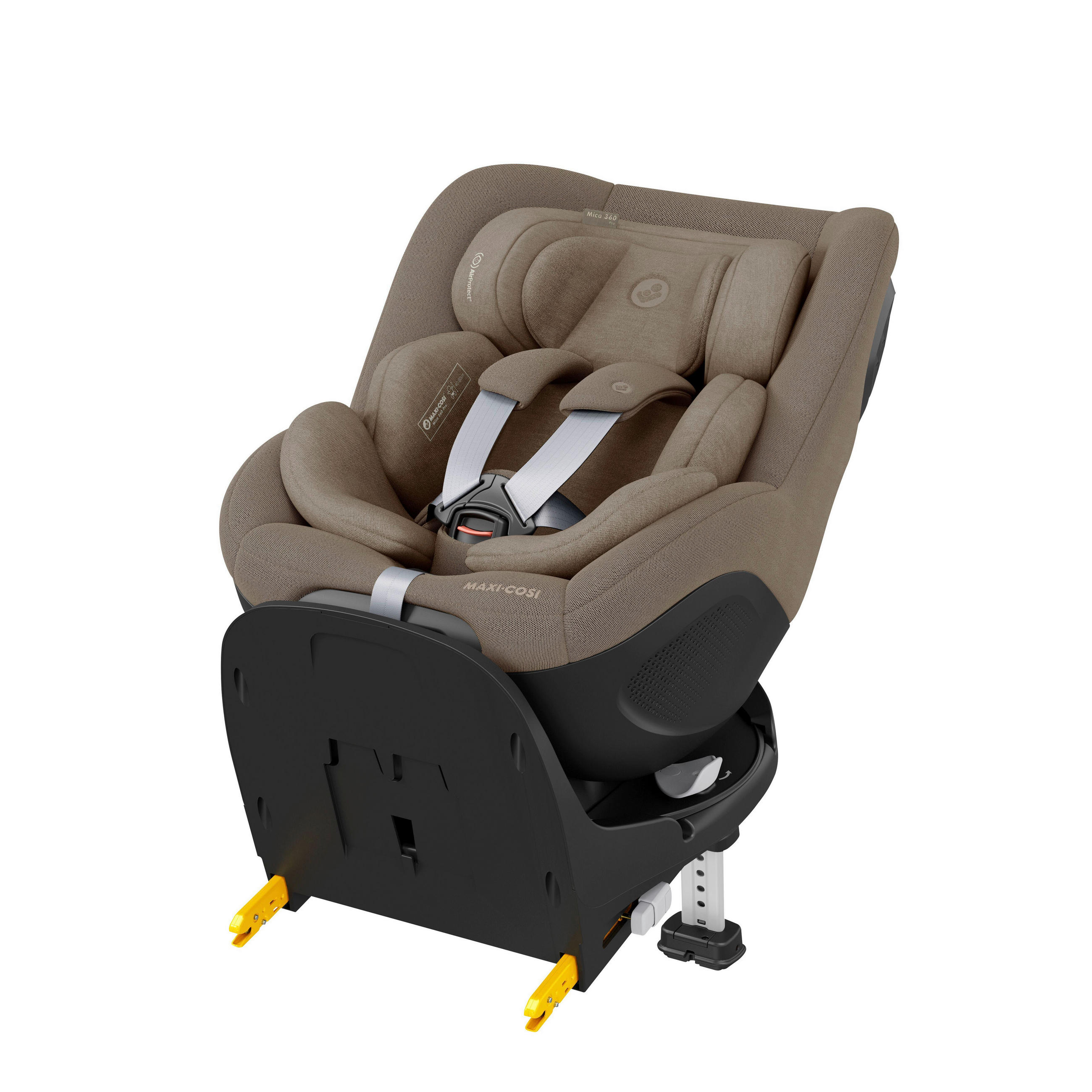 REBOARDER-KINDERSITZ Mica 360 Pro  - Schwarz/Braun, Basics, Kunststoff/Textil (44.2/67/74.5cm) - Maxi-Cosi