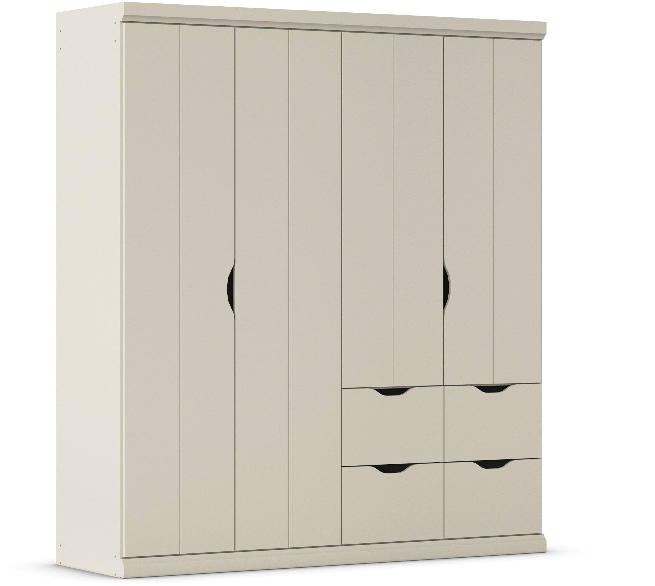 KLEIDERSCHRANK in Champagner  - Champagner, Basics, Holzwerkstoff (181/203/56cm) - Boxxx