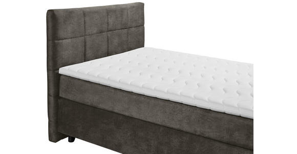 BOXSPRINGBETT 140/200 cm  in Anthrazit  - Anthrazit/Schwarz, Design, Holzwerkstoff/Kunststoff (140/200cm) - Xora