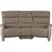 TRAPEZSOFA in Leder Grau - Grau, KONVENTIONELL, Leder (215/106/113cm) - Himolla Komfortklass