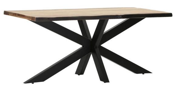 TISCHGESTELL Schwarz   - Schwarz, Design, Metall (163/72/73cm) - Landscape