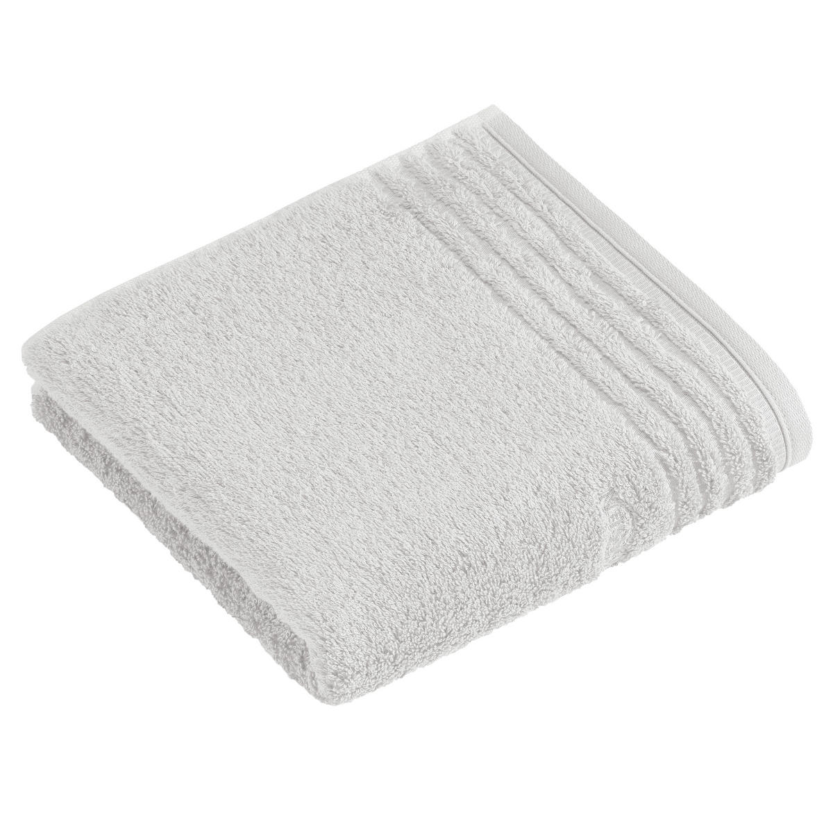 RUČNÍK, 50/100 cm, světle šedá - světle šedá, Basics, textil (50/100cm) - Vossen
