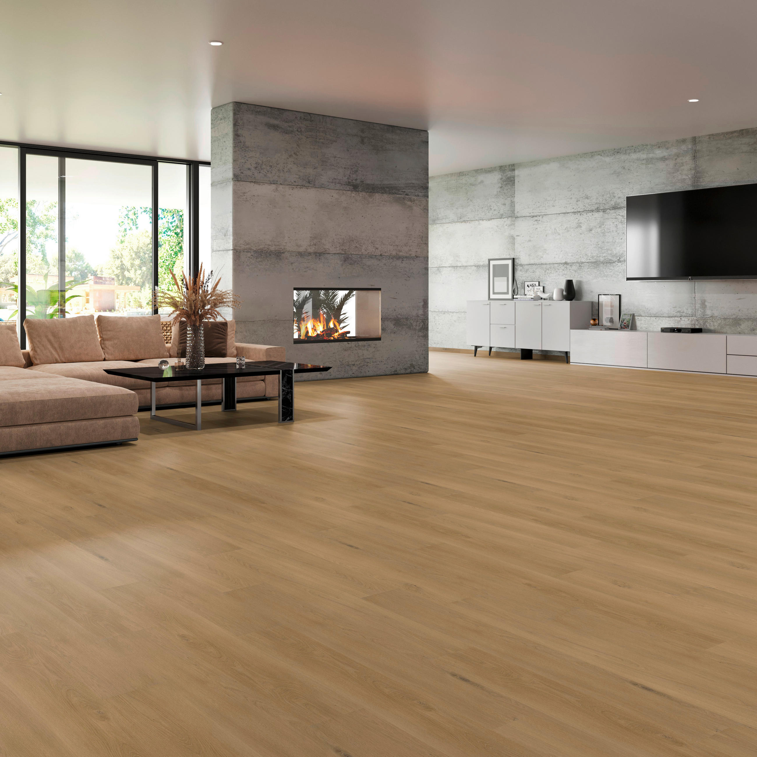 VINYLBODEN NOVO Eiche Suma 100065001  per  m² - Eichefarben, Design, Holzwerkstoff (120,5/21/0,98cm) - Tilo