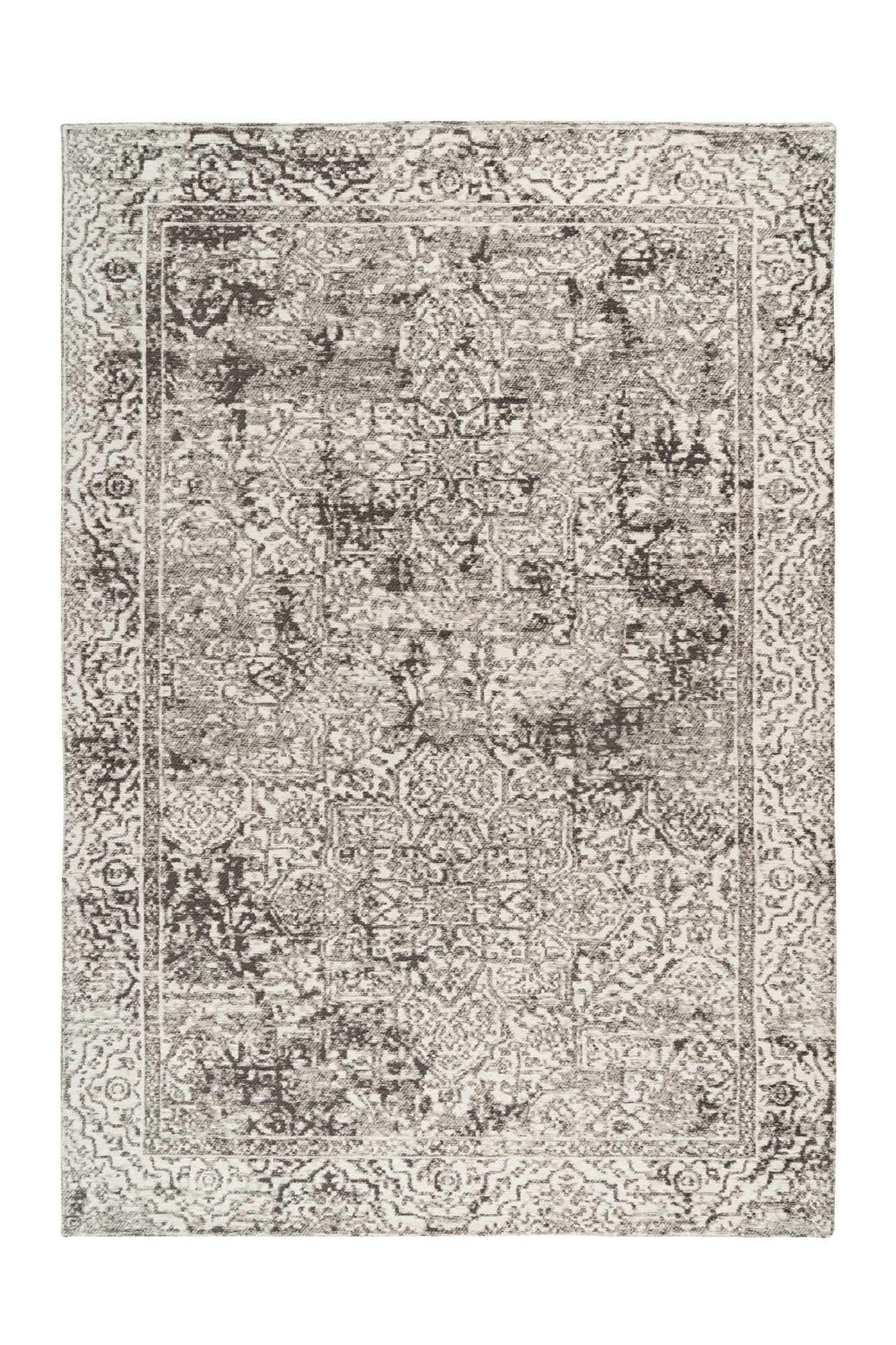 TEPPICH 160/230 cm Davis 225 Grau  - Grau, KONVENTIONELL, Textil (160/230cm)