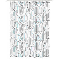 DUSCHVORHANG Kleine Wolke 180/200 cm  - Grau, Basics, Textil (180/200cm) - Kleine Wolke