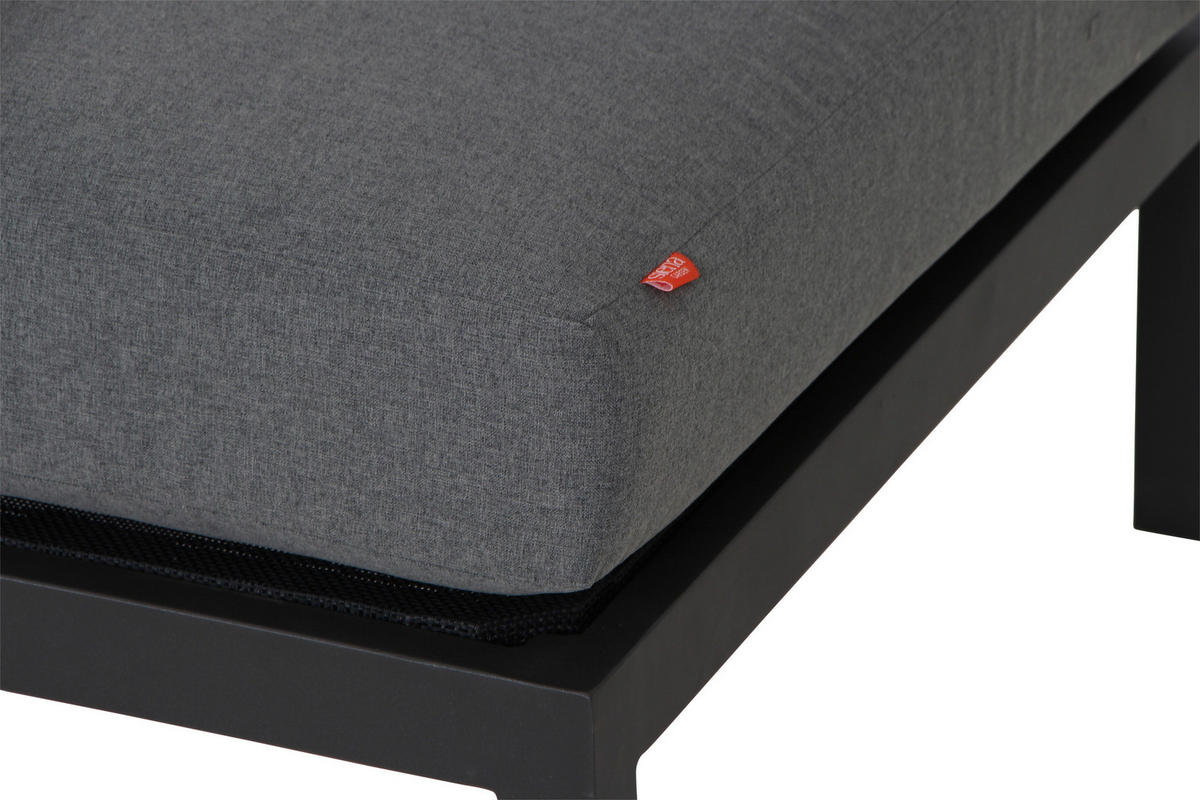 LOUNGESESSEL in Metall Anthrazit  - Anthrazit, MODERN, Metall (70/70/84cm) - Siena Garden