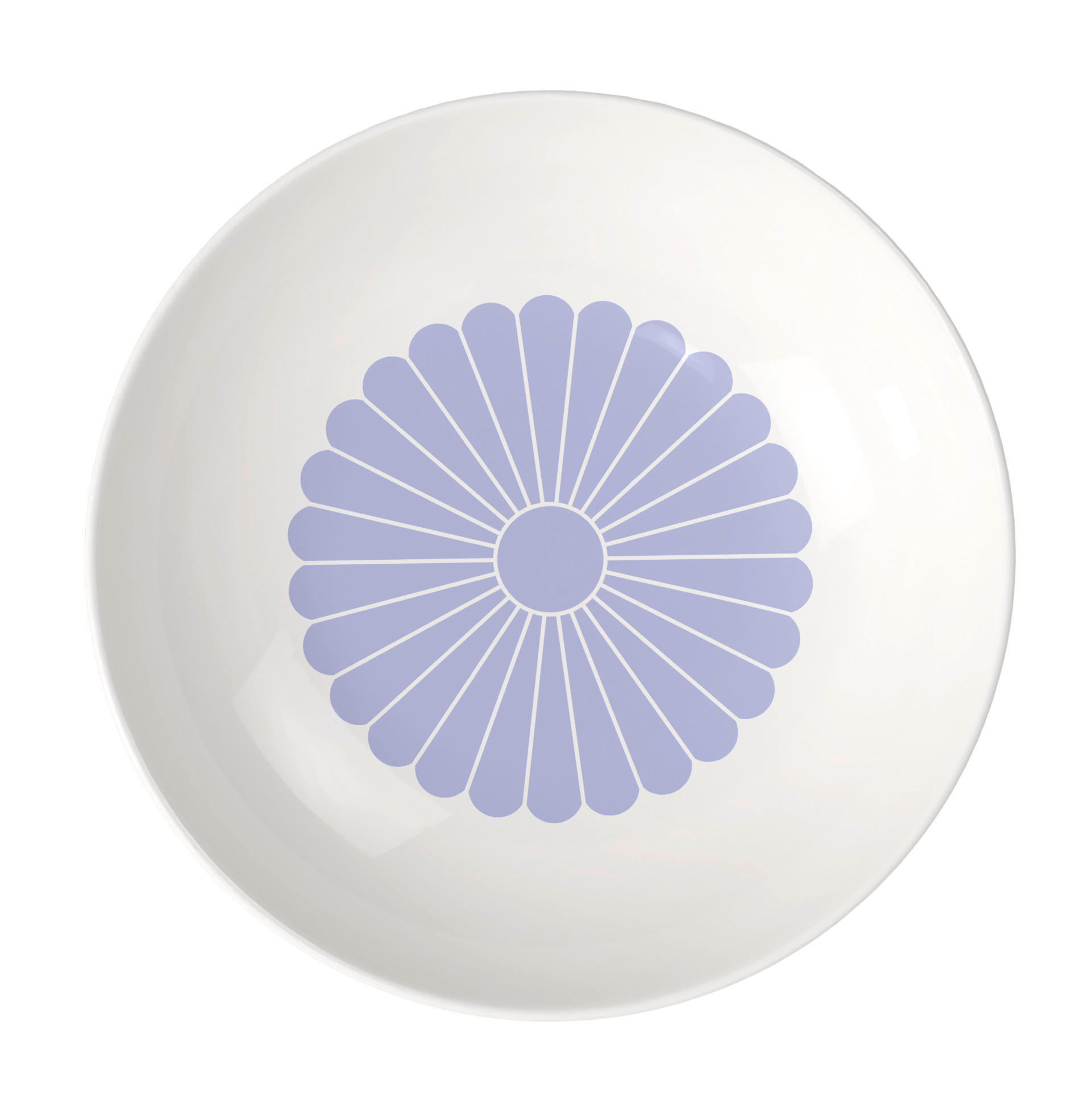 PASTATELLER Weiß, Hellblau 24/5 cm Fleu Bleu  - Weiß/Hellblau, MODERN, Keramik (24/5cm) - Villeroy & Boch