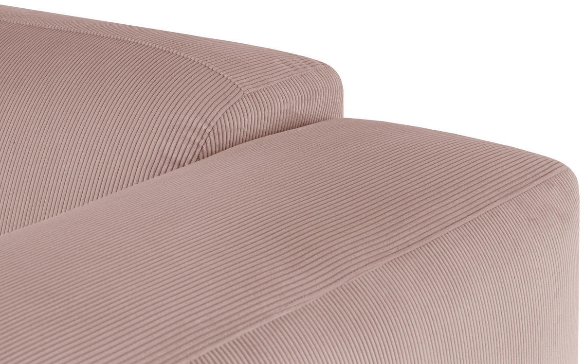 HÖRNSOFFA i manchester rosa  - svart/rosa, Design, textil/plast (170/252cm) - MID.YOU