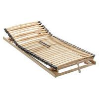 ZIRBEN-LATTENROST, metallfrei Waldgrün 100/200 cm Kopfteil, Fußteil verstellbar, Zirbelkiefer  - Zirbelkieferfarben/Buchefarben, Basics, Holz (100/200cm) - Linea Natura