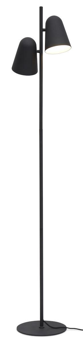 STEHLEUCHTE Salamanca 28/145 cm - Schwarz, Basics, Metall (28/145cm) - It's about Romi