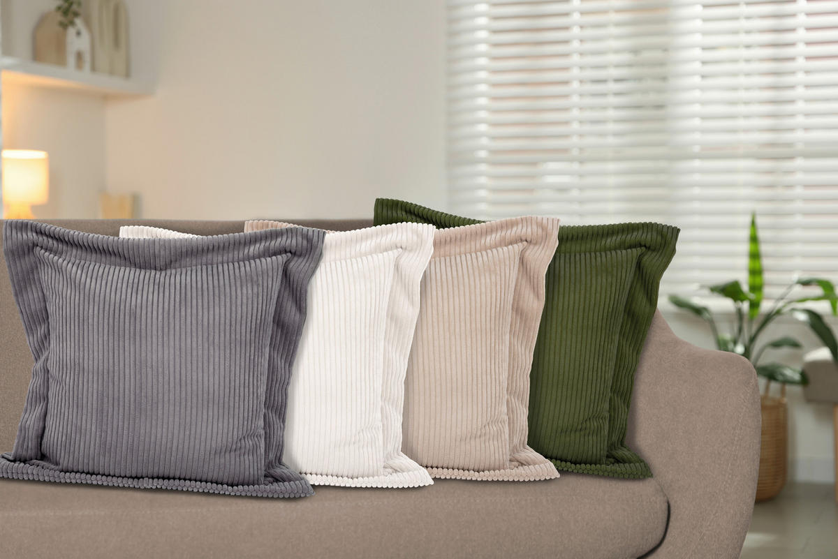 ZIERKISSEN  70/70 cm   - Weiss, Basics, Textil (70/70cm) - Novel