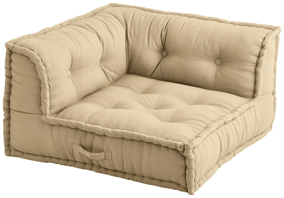 SOFAELEMENT Webstoff Taupe  - Taupe, Trend, Textil (80/43/80cm) - P & B