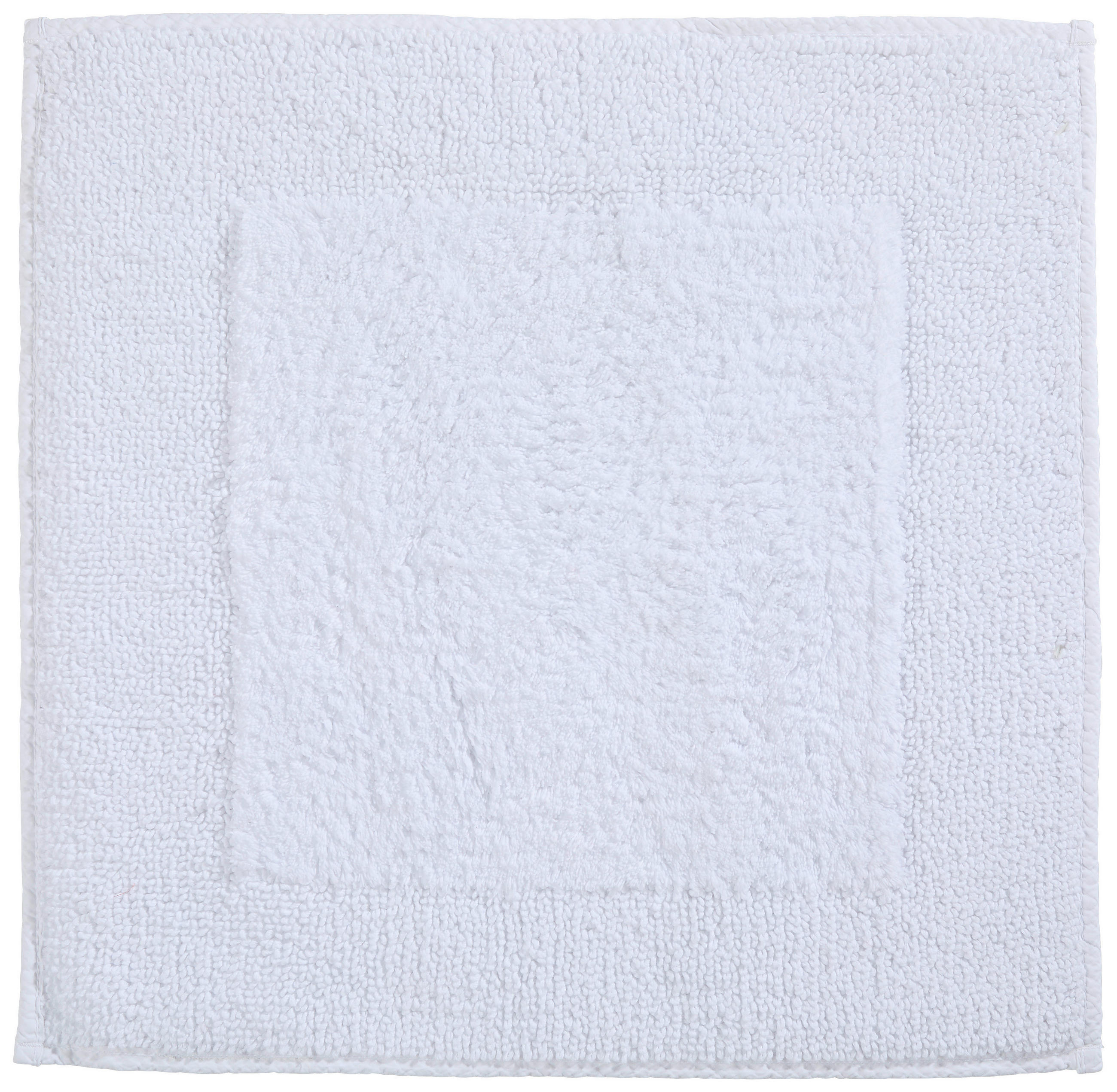 BADEMATTE Weiß 60/60 cm  - Weiß, Textil (60/60cm) - Dieter Knoll