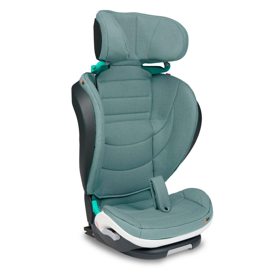 DJEČJA AUTOSJEDALICA  IZI FLEX FIX 2 I-SIZE  - svijetlo zelena, Basics, tekstil/plastika (7kg) - Besafe
