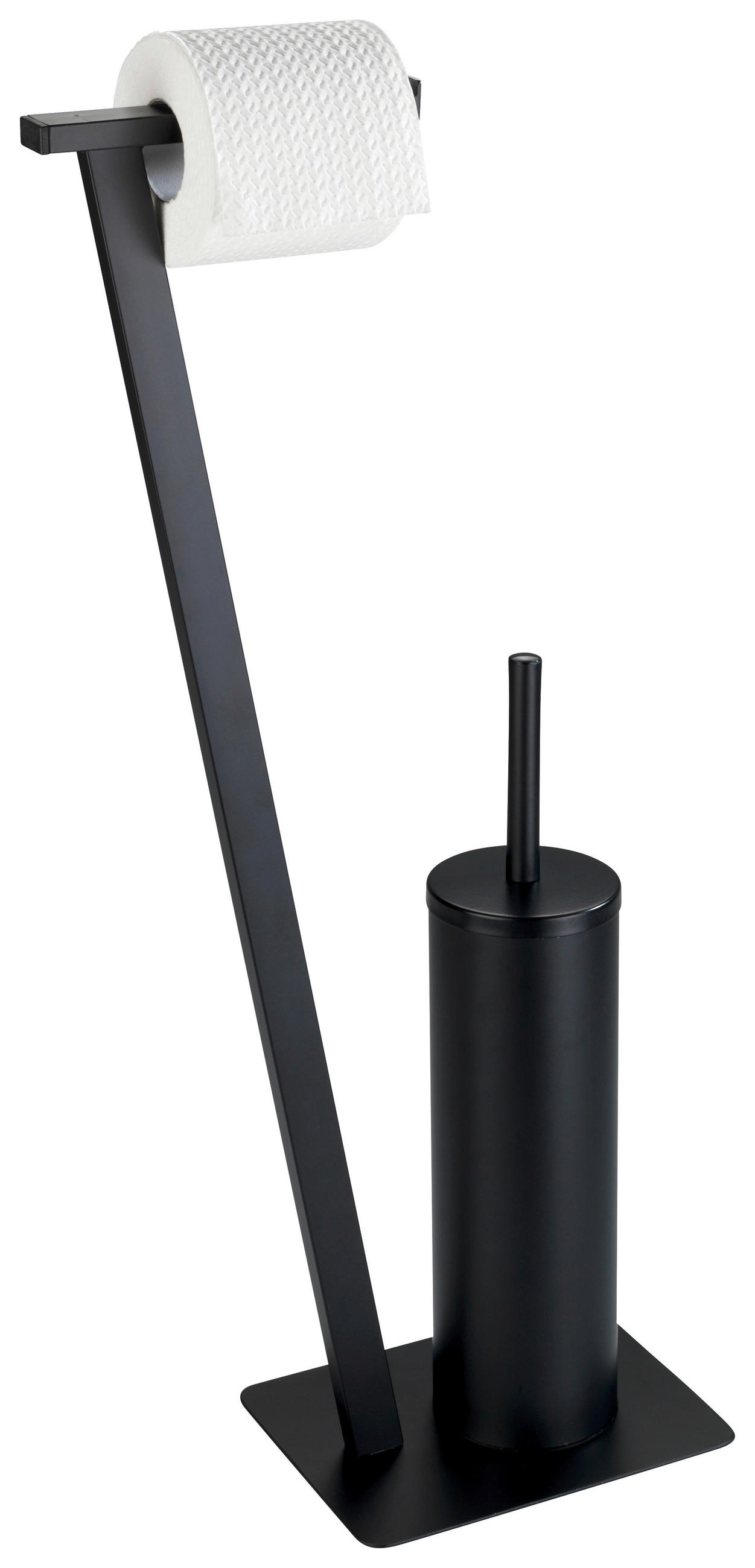 WC-BÜRSTENKOMBINATION - Schwarz, Basics, Kunststoff/Metall (15/68,5/30cm) - Wenko