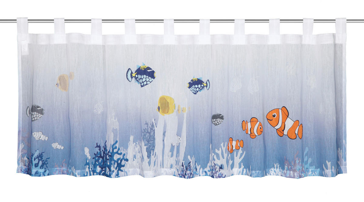 KURZGARDINE   140/45 cm   - Multicolor, KONVENTIONELL, Textil (140/45cm) - Esposa