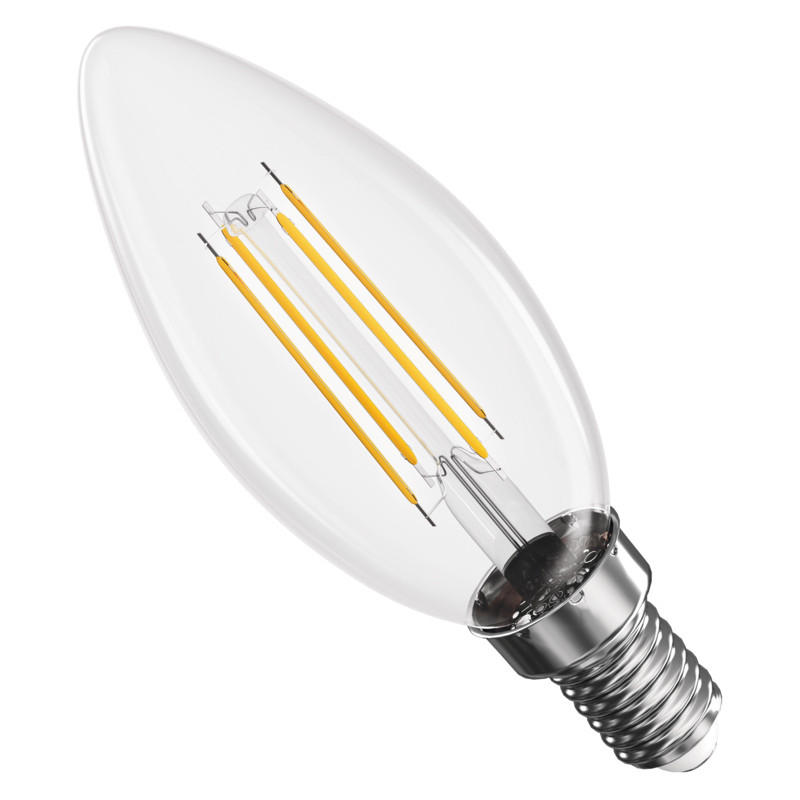 FILAMENTOVÁ LED ŽÁROVKA E14 - Basics, plast (3.5/3.5/9.7cm)