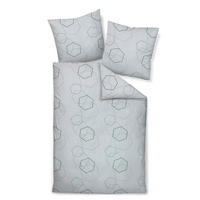 BETTWÄSCHE Makosatin 135/200 cm  - Mintgrün, Design, Textil (135/200cm) - Janine