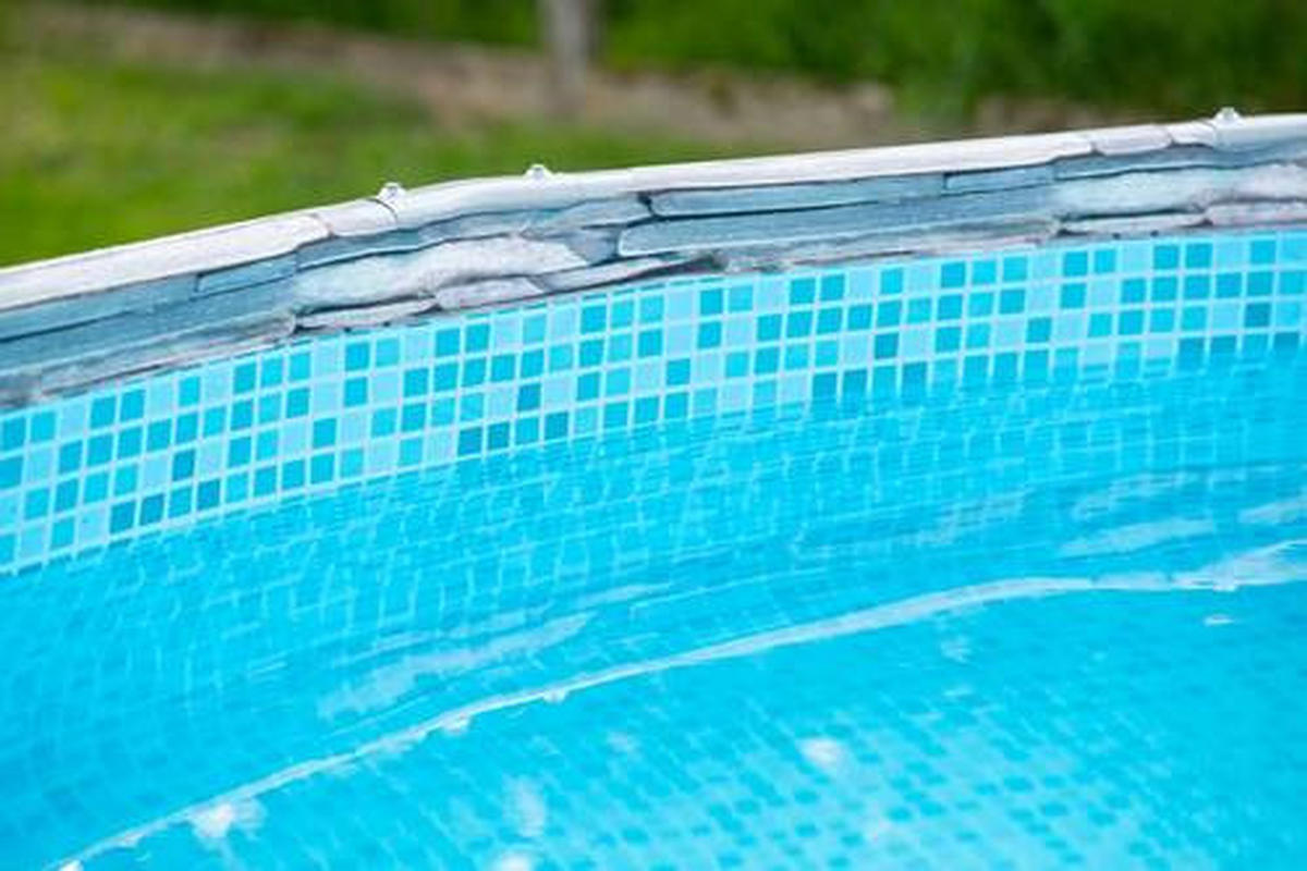 POOL PGP4W01442B 427/107 cm  - Grau, KONVENTIONELL, Kunststoff (427/107cm) - Ambia Garden