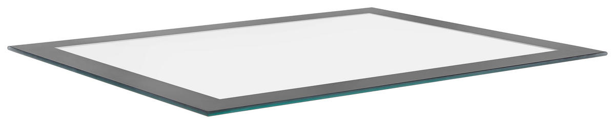 HYLLPLAN 42,3/0,5/55 cm   - klar/antracit, glas (42,3/0,5/55cm) - Best Price