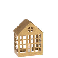 KERZENHALTER - Goldfarben, Basics, Metall (22,5/15/28cm) - X-Mas
