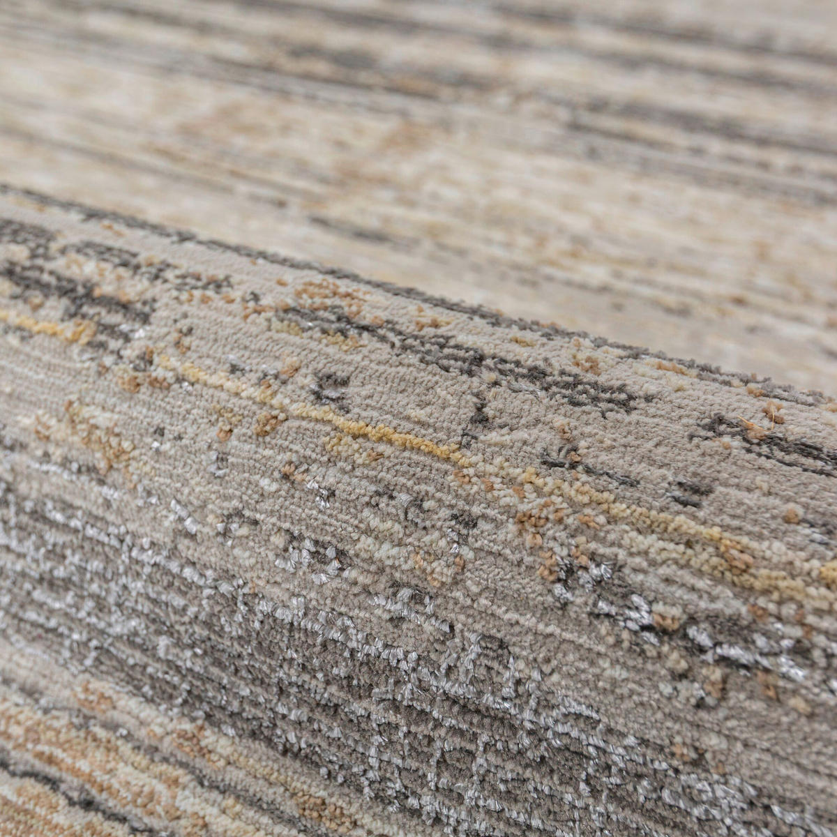 WEBTEPPICH  Wohnzimmer 160/230 cm Marea Abstract Beige rechteckig  - Beige, Basics, Kunststoff/Textil (160/230cm) - Flair Rugs