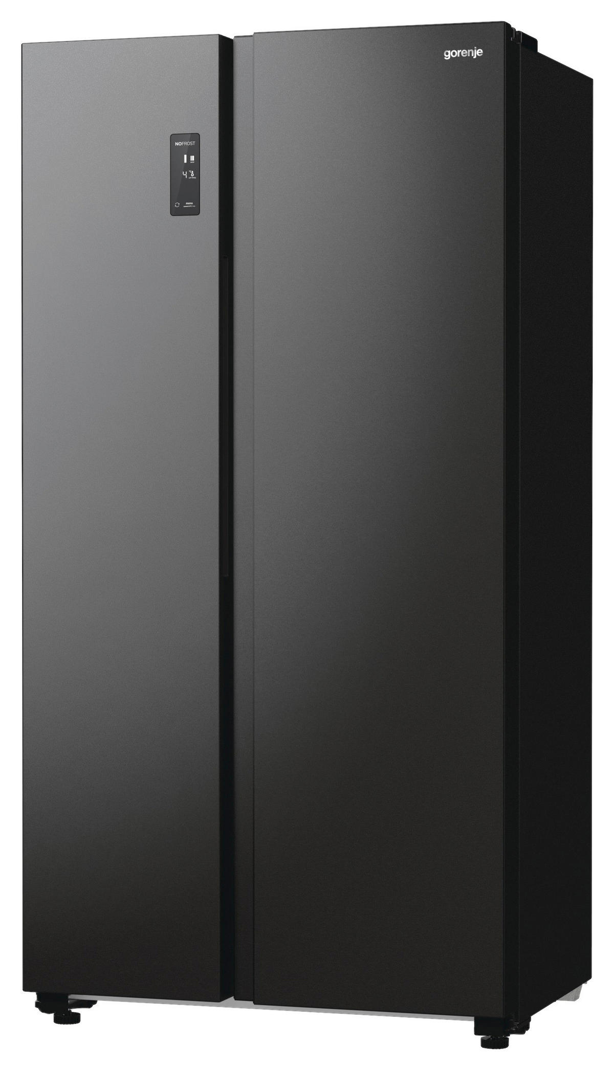 SIDE-BY-SIDE 91,5/178,6/67 cm NRR9185EABXL ADVANCED  - Schwarz, MODERN, Glas/Kunststoff (91,5/178,6/67cm) - Gorenje