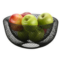 OBSTKORB  - Schwarz, Basics, Metall (25,5/12,5cm) - Kesper