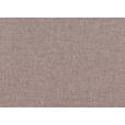 LIEGE in Webstoff Rosa  - Chromfarben/Rosa, Design, Kunststoff/Textil (220/93/100cm) - Xora