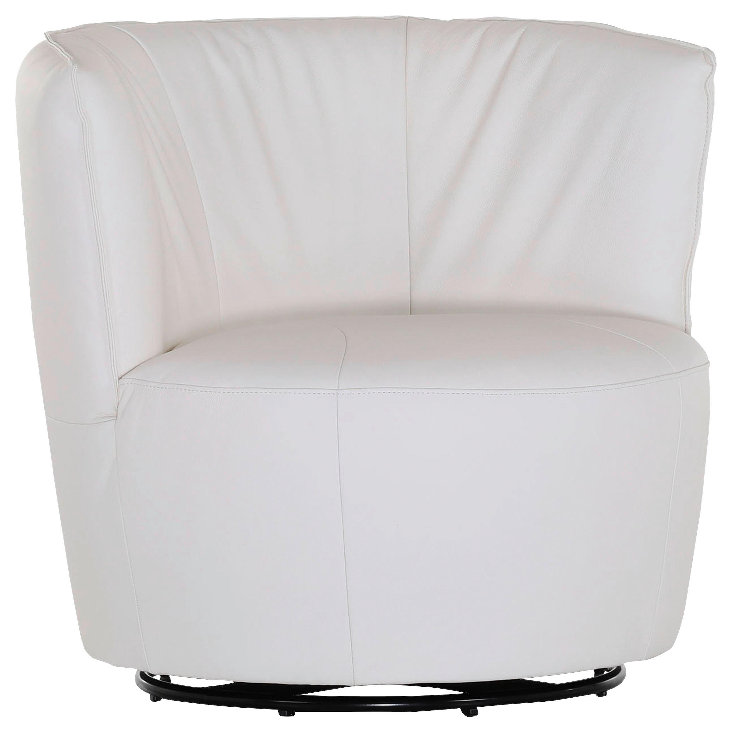 CLUBFÅTÖLJ i läder vit  - vit/svart, Design, läder (93/83/88cm) - MID.YOU