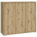 SCHUHSCHRANK 109,2/99,1/34,9 cm  - Eiche Artisan/Grau, MODERN, Holzwerkstoff/Kunststoff (109,2/99,1/34,9cm) - Xora