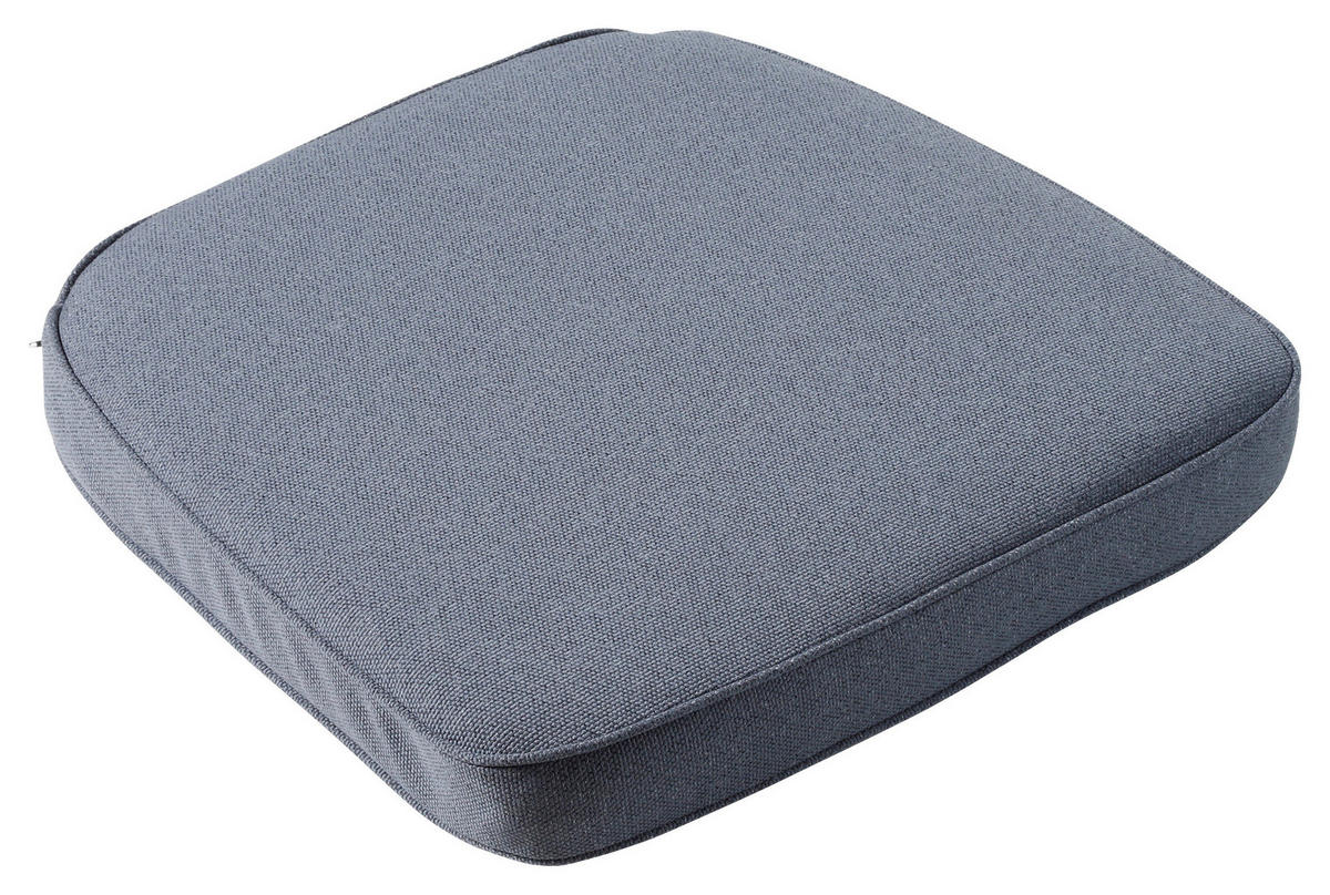 SITZKISSEN 48/46 cm  - Hellblau, Basics, Textil (48/46cm)