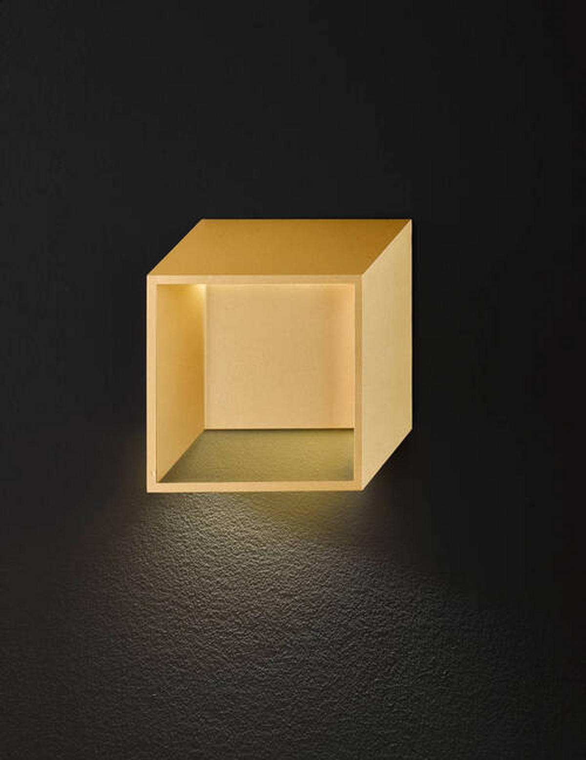LED SVJETILJKA ZIDNA  - zlatne boje, Design, metal/plastika (25/9,2/25cm) - Globo