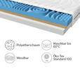 KOMFORTSCHAUMMATRATZE 90/200 cm Höhe ca. 18 cm  - KONVENTIONELL, Textil (90/200cm) - Sleeptex