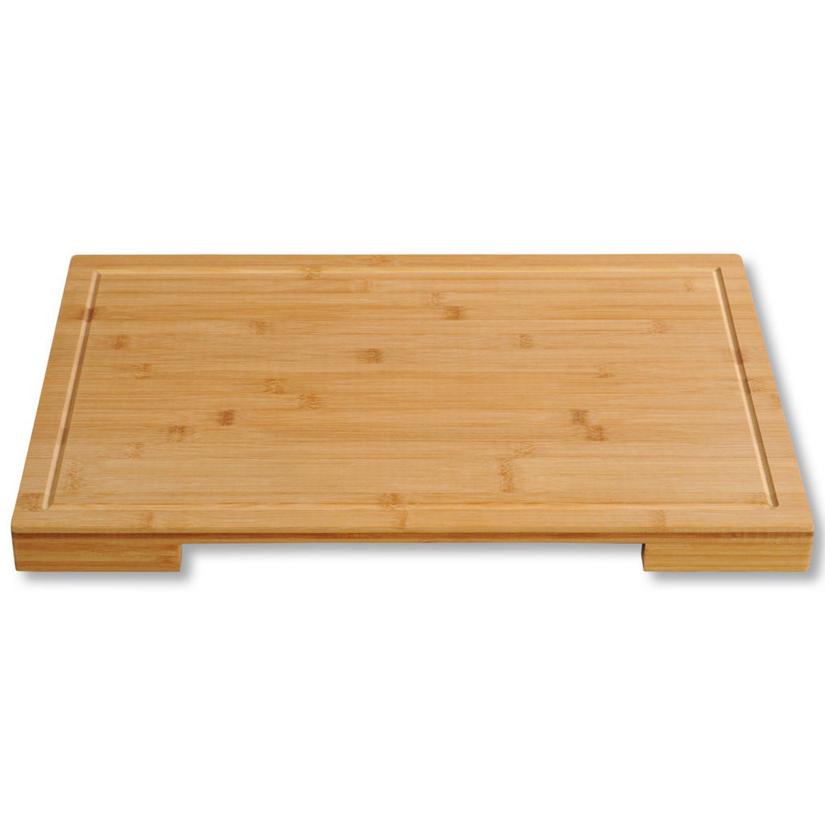SCHNEIDEBRETT Holz Bambus  - Naturfarben, Basics, Holz (58.5/38.5/4cm) - Kesper