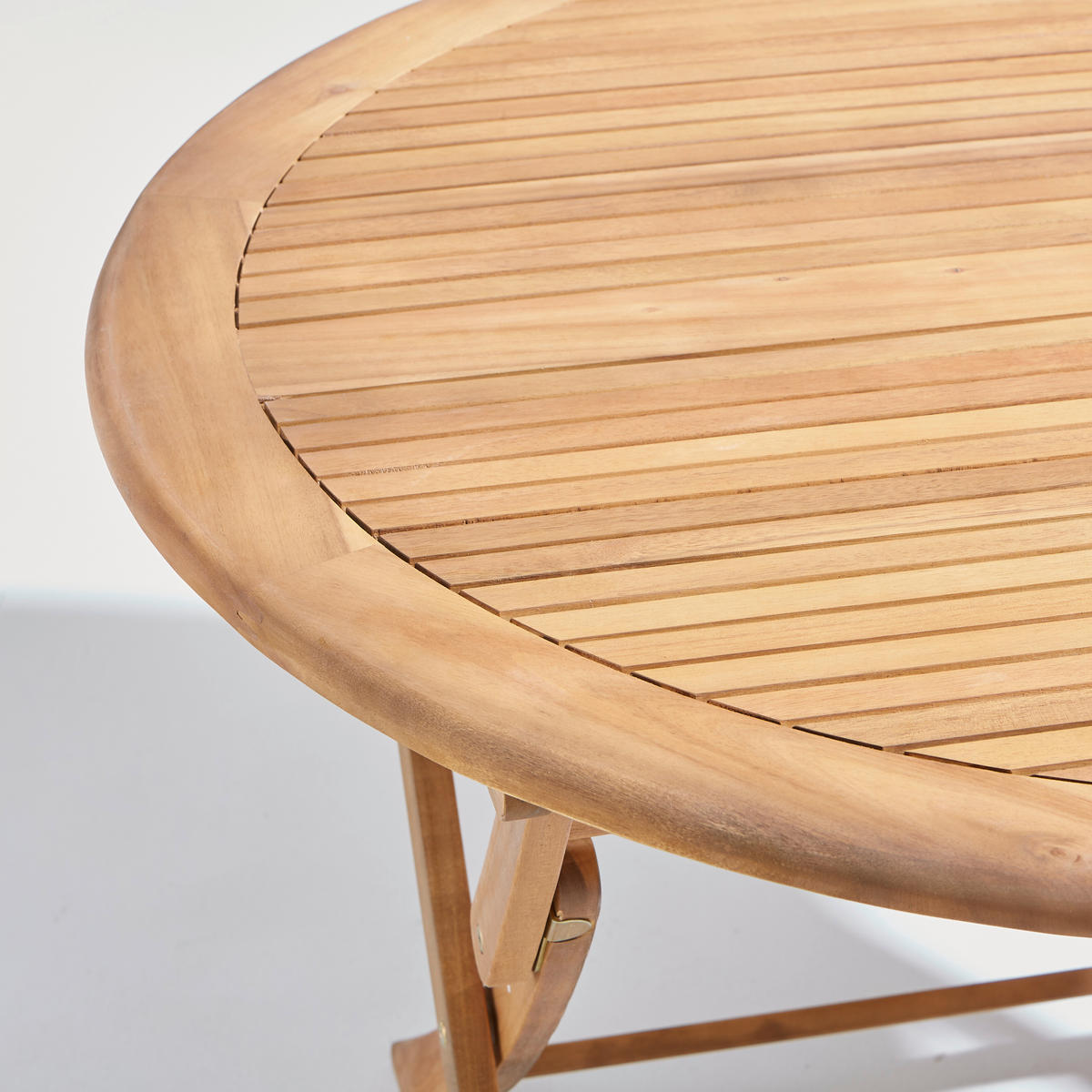 BAŠTENSKI STO  - boja akacije, Prirodno, drvo (110/74cm) - Ambia Garden