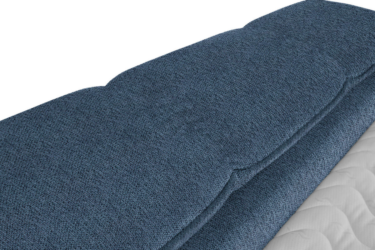 BOXBETT 120/200 cm  in Blau  - Blau/Schwarz, Konventionell, Holz/Holzwerkstoff (120/200cm) - Xora
