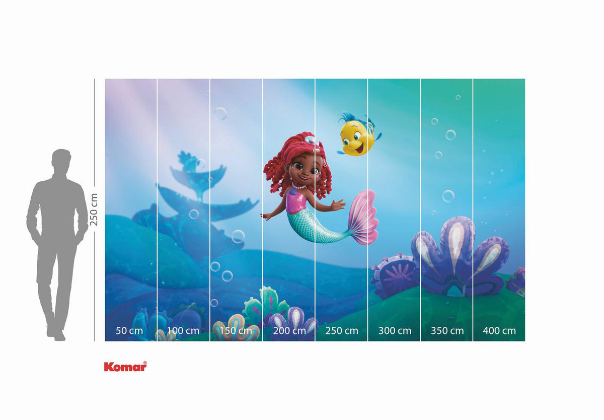 FOTOTAPETE - Blau/Lila, Design, Textil (400/250cm) - Disney