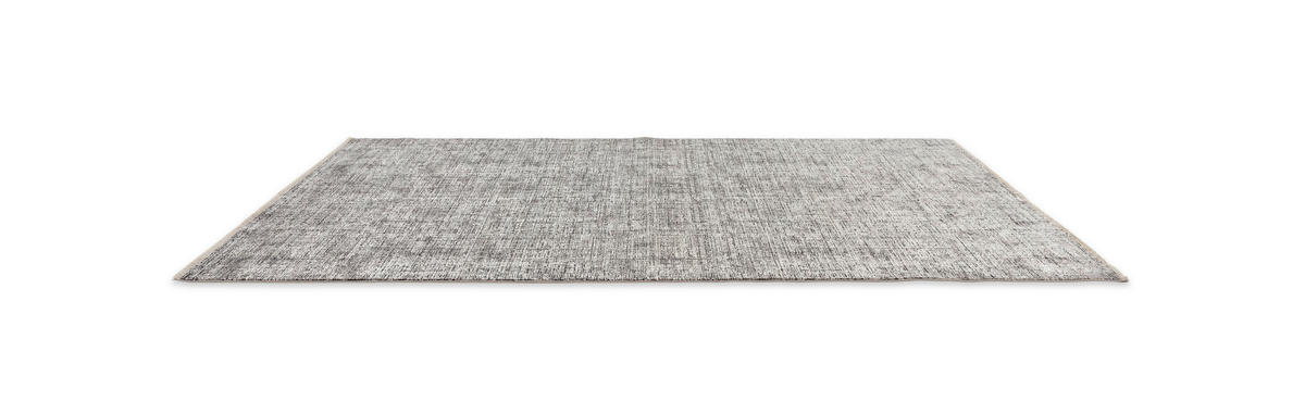 WEBTEPPICH 80/150 cm Venosa Schwarz, Silberfarben rechteckig  - Silberfarben/Schwarz, KONVENTIONELL, Textil (80/150cm) - Astra