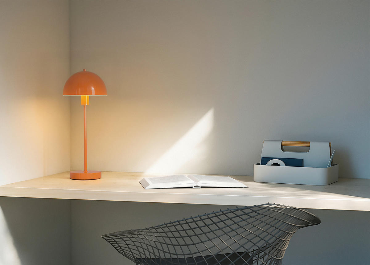 TISCHLEUCHTE Vienda 20/50 cm  - Orange, Design, Metall (20/50cm) - Belid